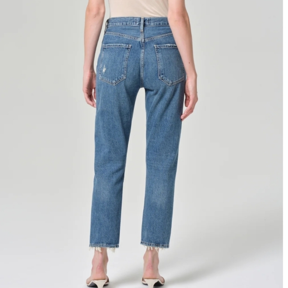 AGOLDE Riley High Rise Straight Crop Jeans - Picture 2 of 14